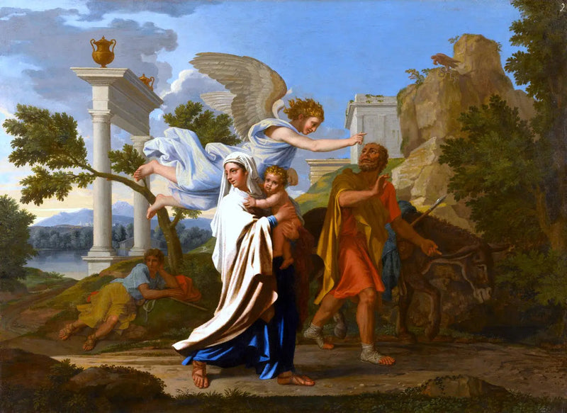 De Vlucht naar Egypte - Nicolas Poussin