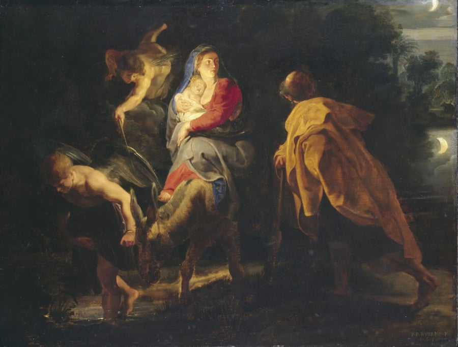 De vlucht naar Egypte - Peter Paul Rubens
