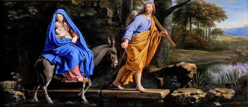 De vlucht naar Egypte - Philippe de Champaigne