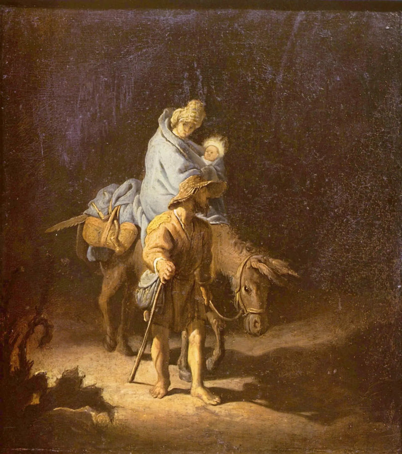 De Vlucht naar Egypte - Rembrandt