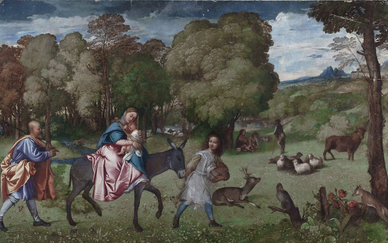 De Vlucht naar Egypte - Titian