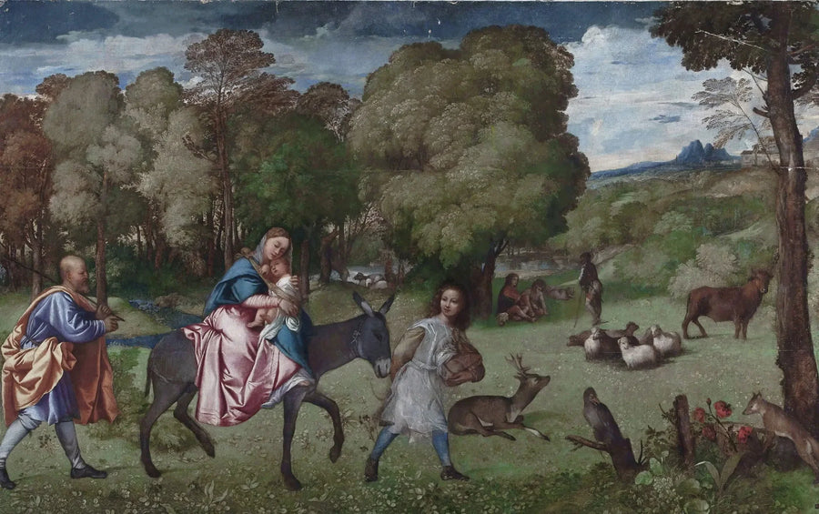 De Vlucht naar Egypte - Titian
