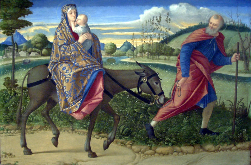 De vlucht naar Egypte - Vittore Carpaccio