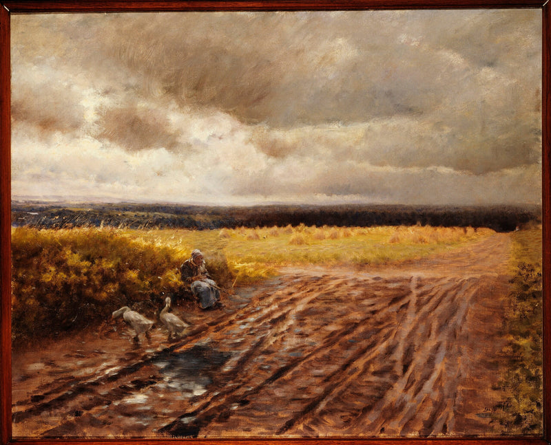 De ganzenhoeder - Giuseppe De Nittis