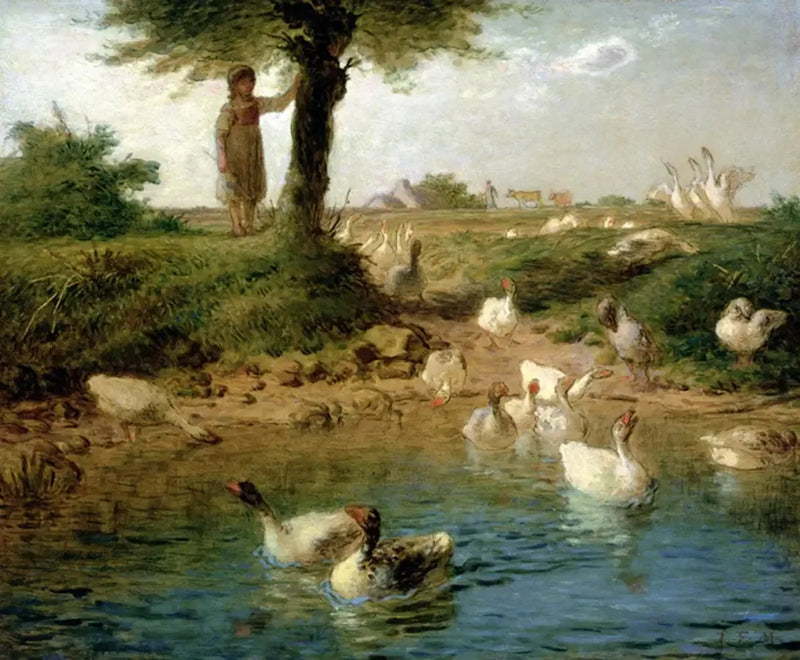 De eendenhoeder - Jean-François Millet