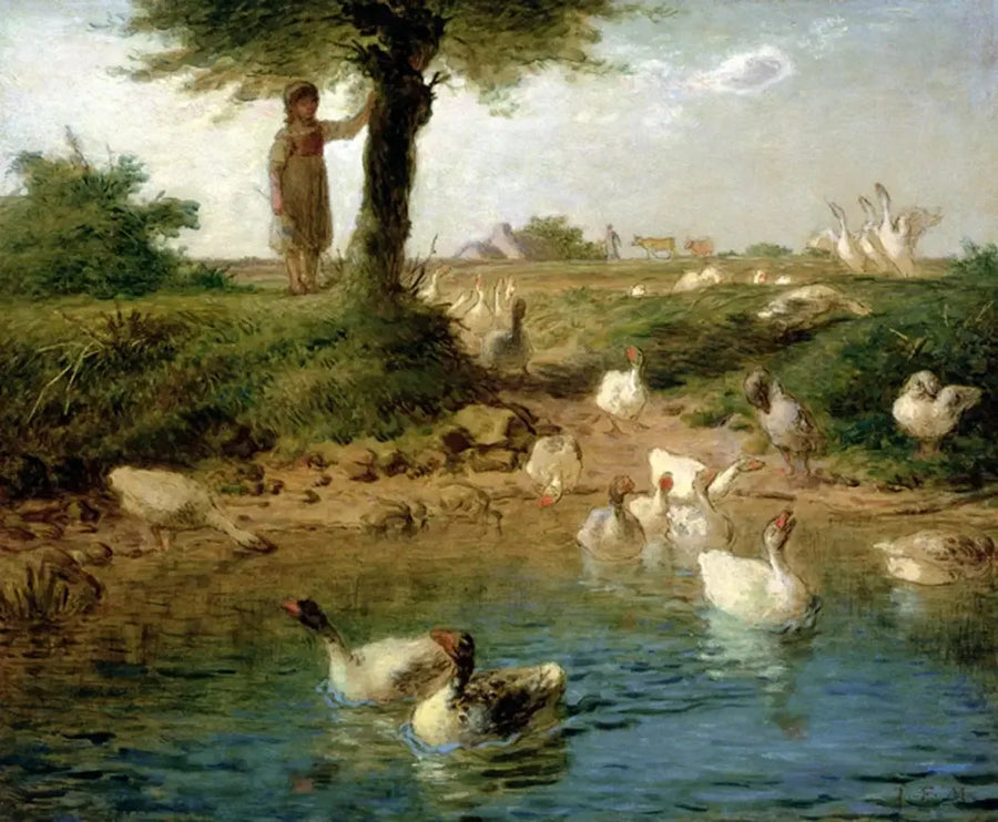 De eendenhoeder - Jean-François Millet
