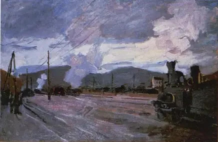 Het station van Argenteuil - Claude Monet