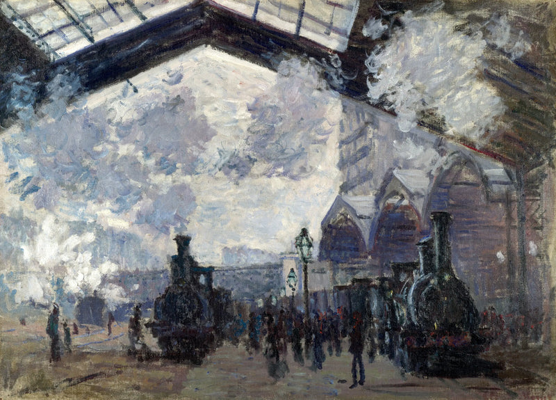Het station Saint-Lazare - Claude Monet
