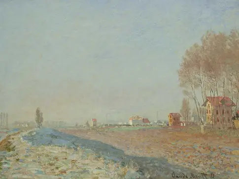 Het ijs op de vlaktes van Colombes - Claude Monet