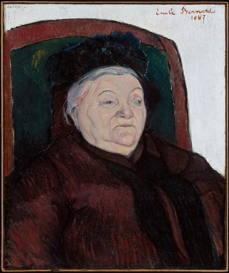 De grootmoeder van de kunstenaar - Émile Bernard