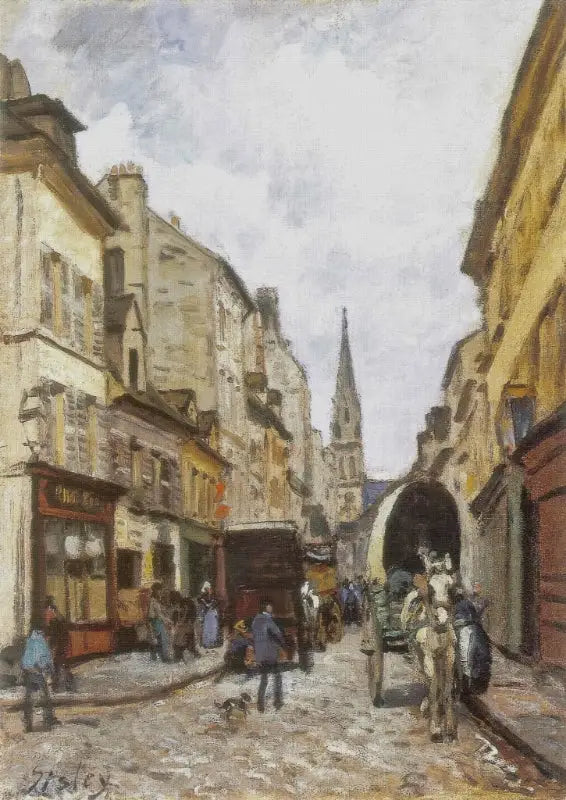 De Grote Straat in Argenteuil - Alfred Sisley