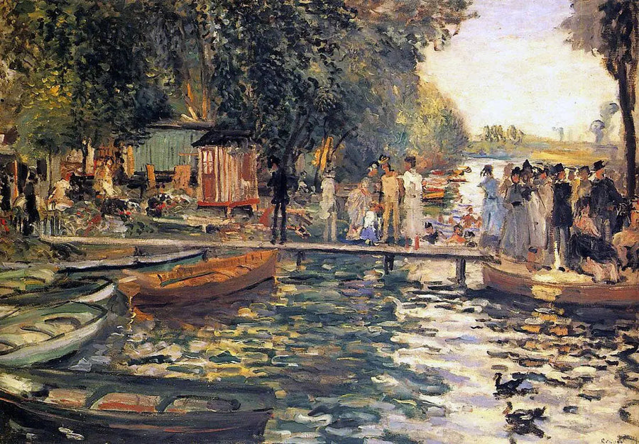 De Grenouillère - Pierre-Auguste Renoir