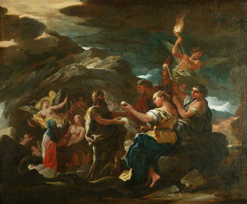 De grot van de eeuwigheid - Luca Giordano