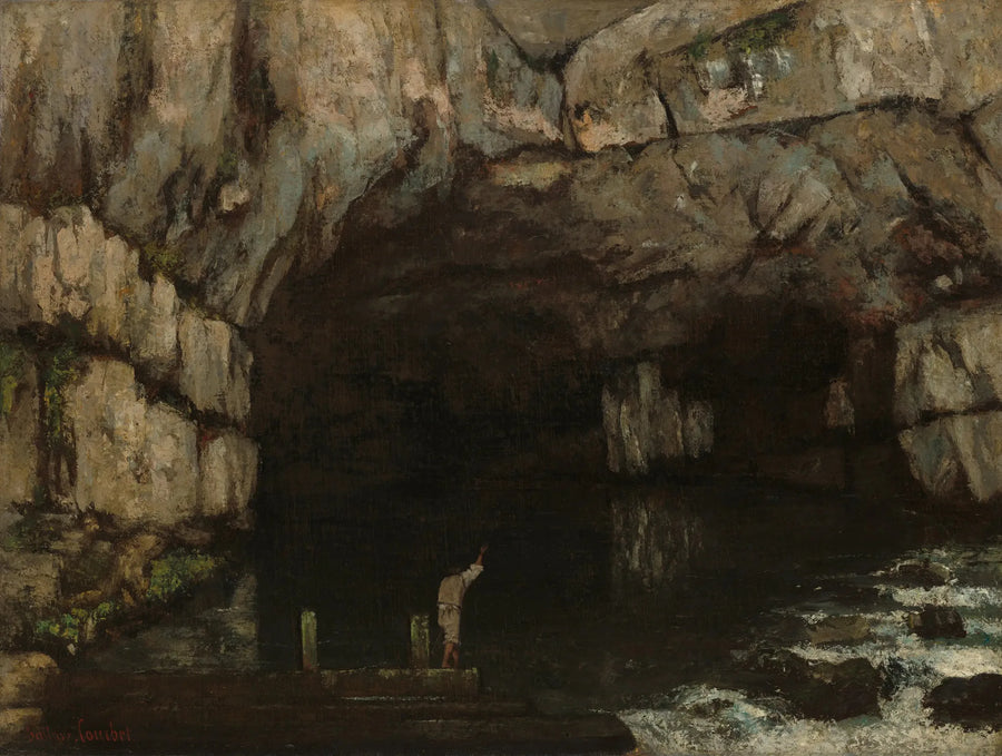 De Grot van de Loue - Gustave Courbet