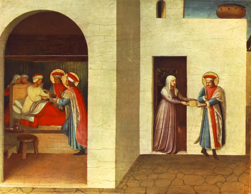 De genezing van Palladia door de heiligen Côme en Damien - Fra Angelico

Source:
La guérison de Palladia par les saints Côme et Damien - Fra Angelico