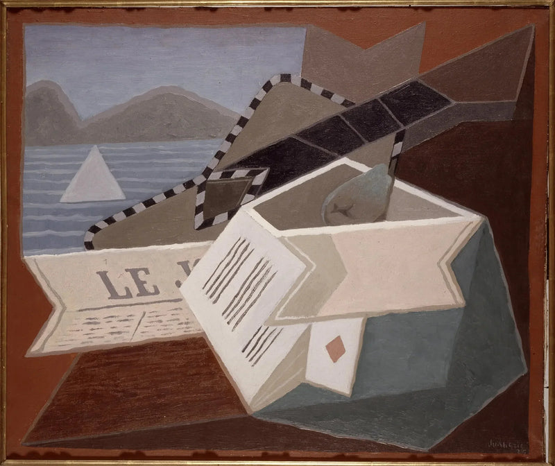 De gitaar voor de zee - Juan Gris