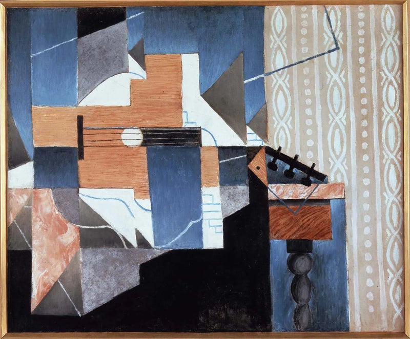 De gitaar op de tafel - Juan Gris