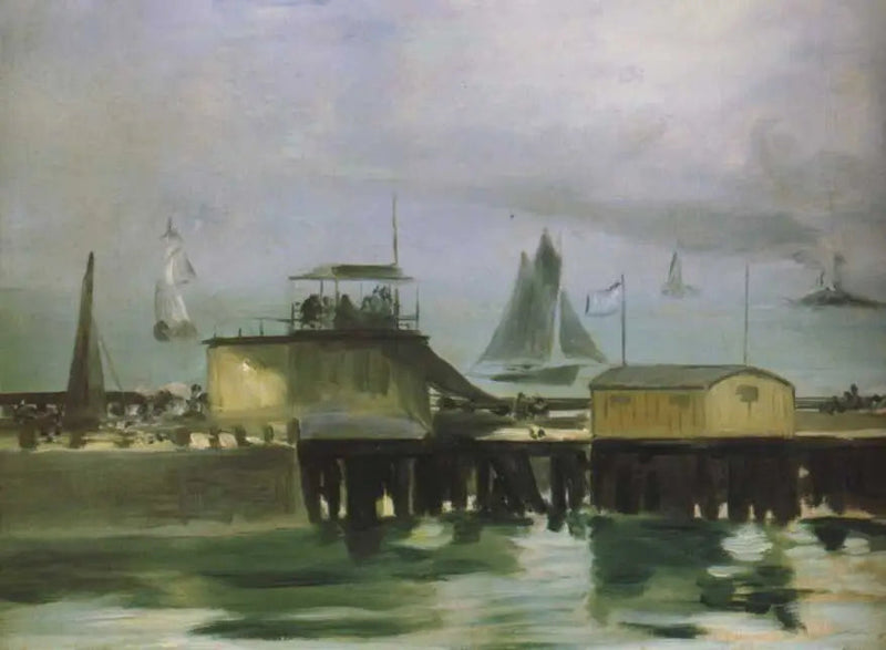 De pier van Boulogne - Édouard Manet