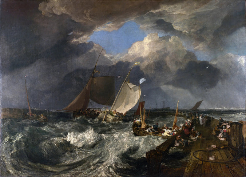 De Jetée van Calais - J. M. W. Turner