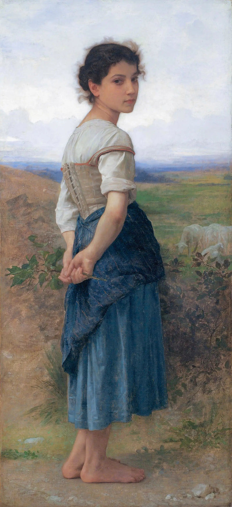De Jonge Herderin - Bouguereau