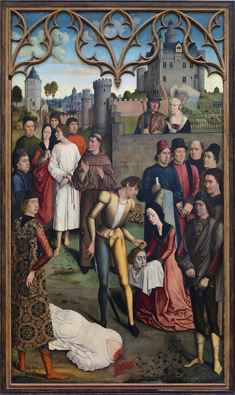 De rechtspraak van keizer Otton III: de onschuldige onthoofding - Dirk Bouts
