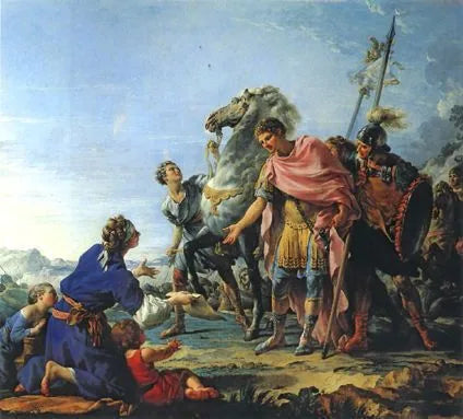 La justice de Trajan - Noël Hallé