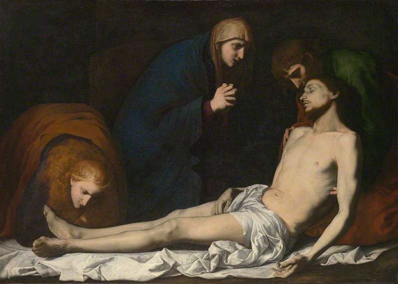De Lamentatie over de gestorven Christus - Jusepe de Ribera