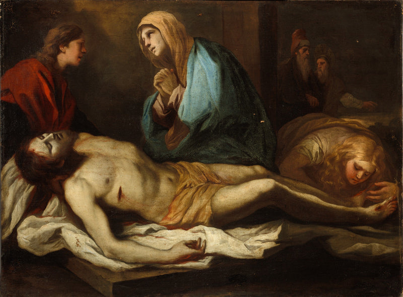 De Lamentatie over de gestorven Christus - Luca Giordano