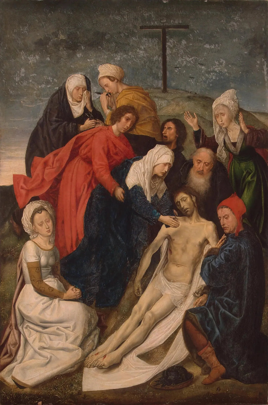 De klaagzang over het lichaam van de gestorven Christus - Hugo van der Goes
