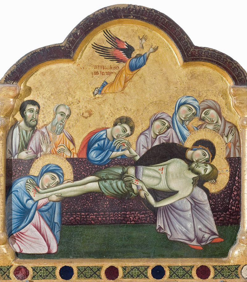 De klaagzang over het lichaam van de gestorven Christus - Meester van Sint Franciscus