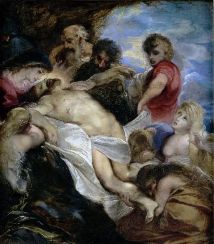De klaagzang over het lichaam van de gestorven Christus - Peter Paul Rubens