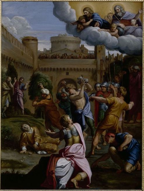 De steniging van Sint-Etienne - Domenichino