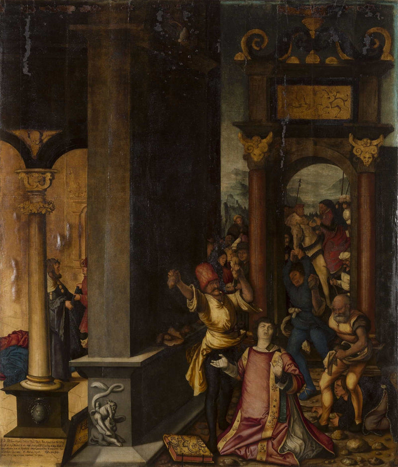 De steniging van Sint-Stefanus - Hans Baldung Grien