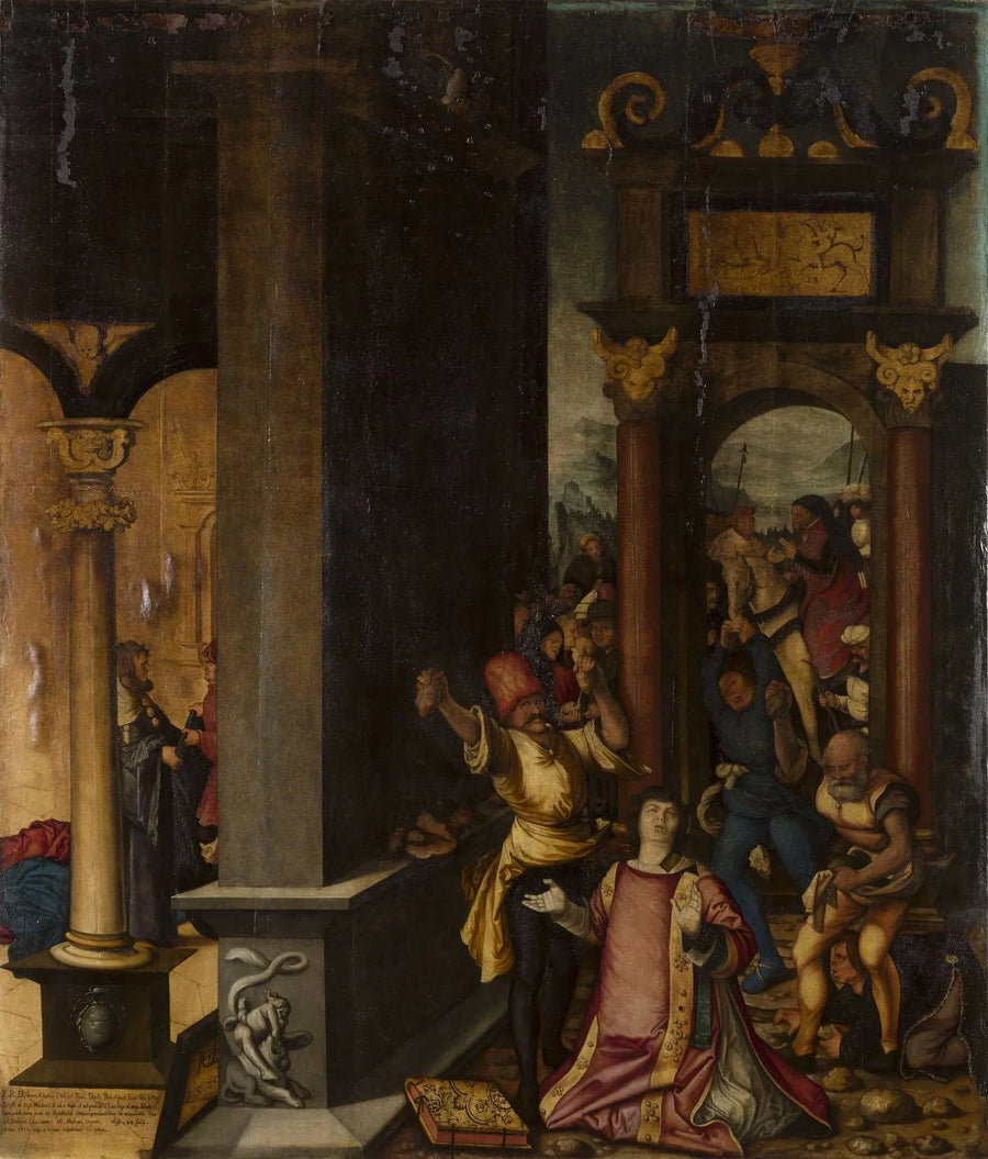 De steniging van Sint-Stefanus - Hans Baldung Grien