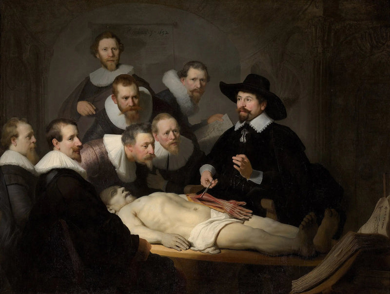 De Anatomieles van dokter Tulp - Rembrandt