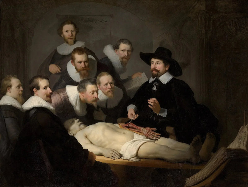De Anatomieles van dokter Tulp - Rembrandt