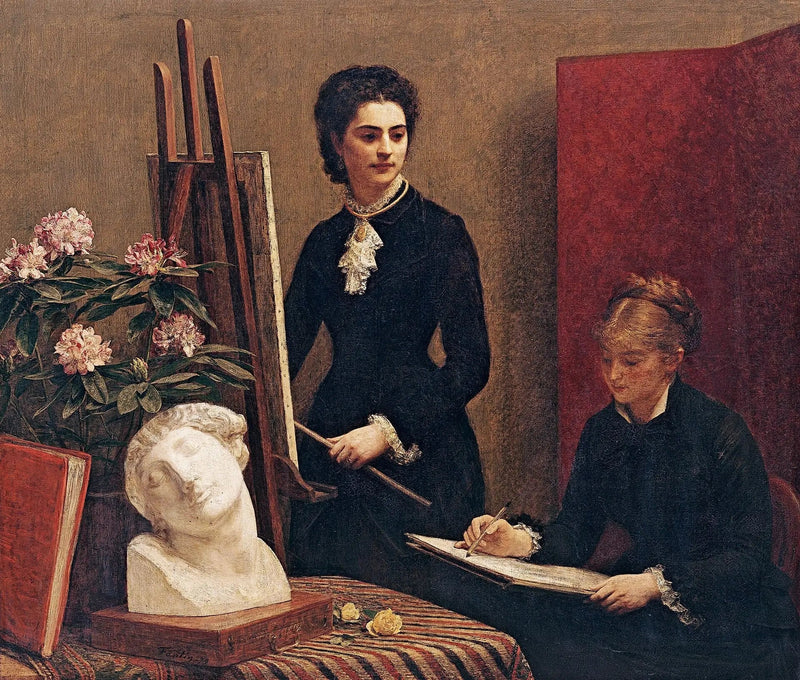 De tekenles in de werkplaats - Henri Fantin-Latour

Source:
La leçon de dessin dans l'atelier - Henri Fantin-Latour