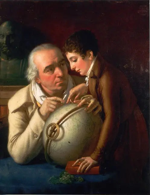 De aardrijkskundeles - Anne-Louis Girodet

Source:
La Leçon de géographie - Anne-Louis Girodet