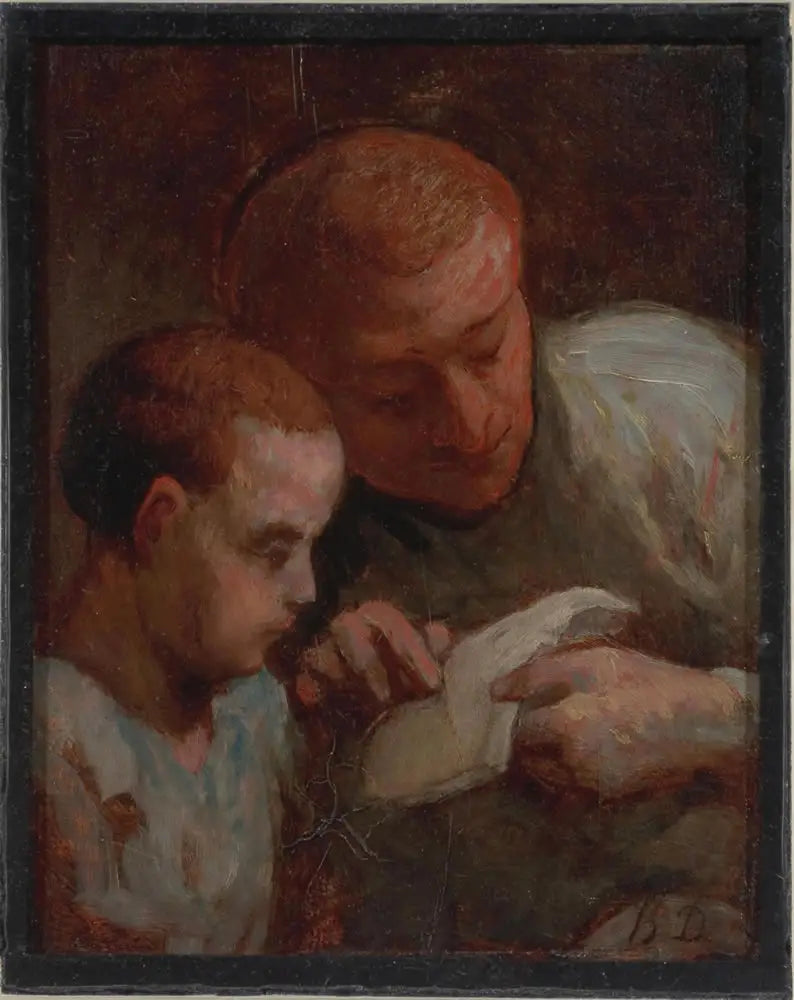 De leesles - Honoré Daumier