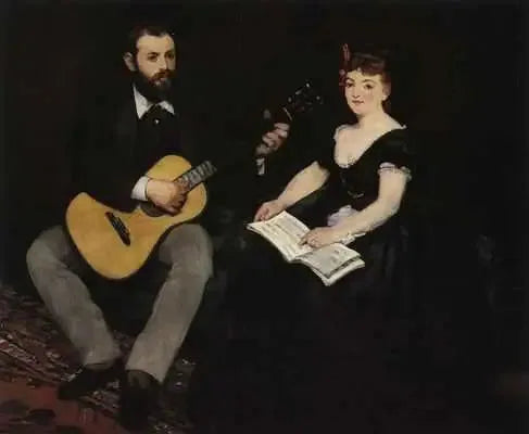 De muziekles - Édouard Manet