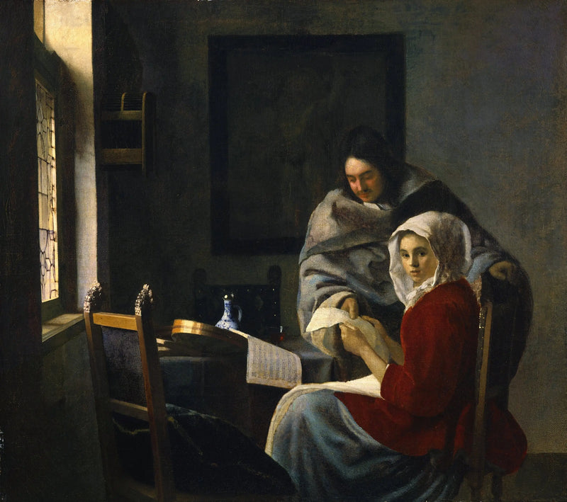 De Onderbroken Muziekles - Johannes Vermeer