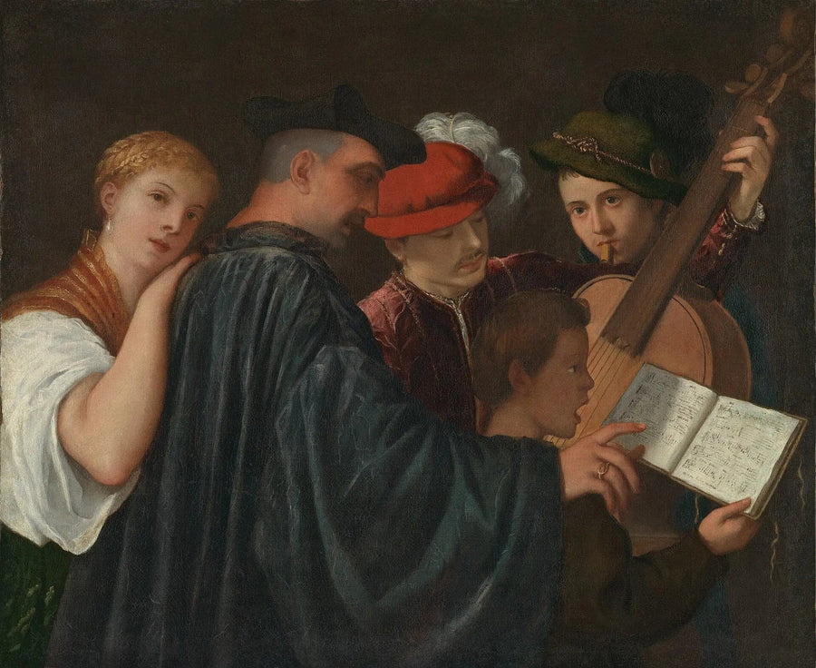 De muziekles - Titian
