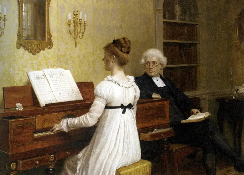 De pianoles - Edmund Blair Leighton

Source:
La leçon de piano - Edmund Blair Leighton