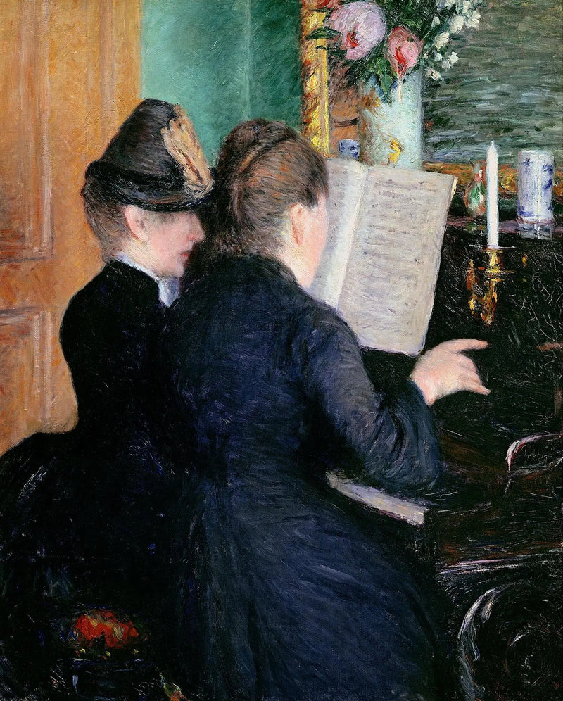 De Pianoles - Gustave Caillebotte