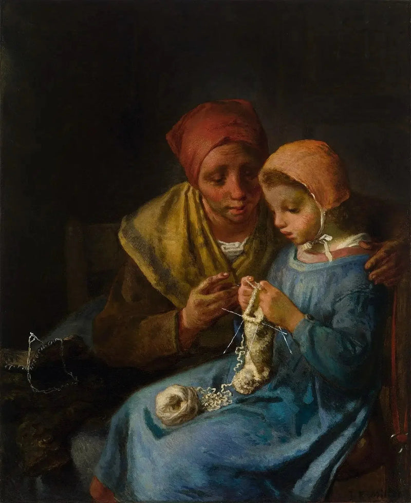 Het breiles - Jean-François Millet