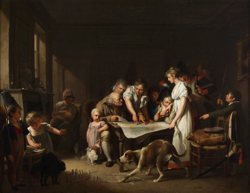 De lezing van het bulletin van het grote leger - Louis-Léopold Boilly

Source:
La Lecture du Bulletin de la grande armée - Louis-Léopold Boilly
