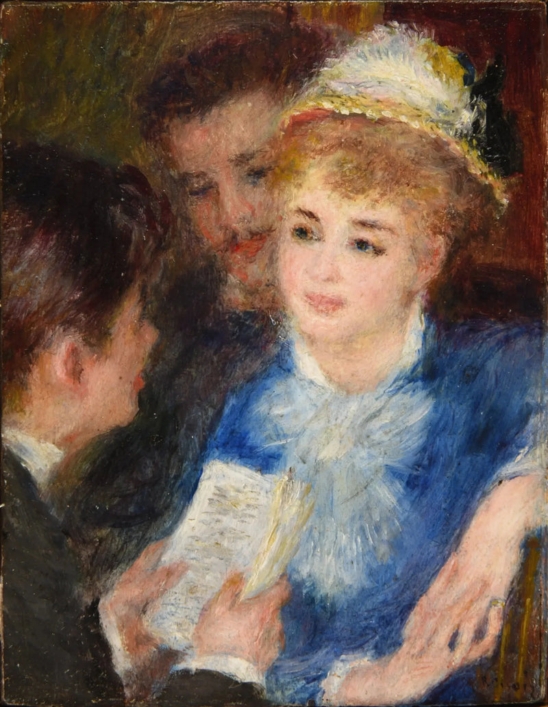 De rol lezen - Pierre-Auguste Renoir