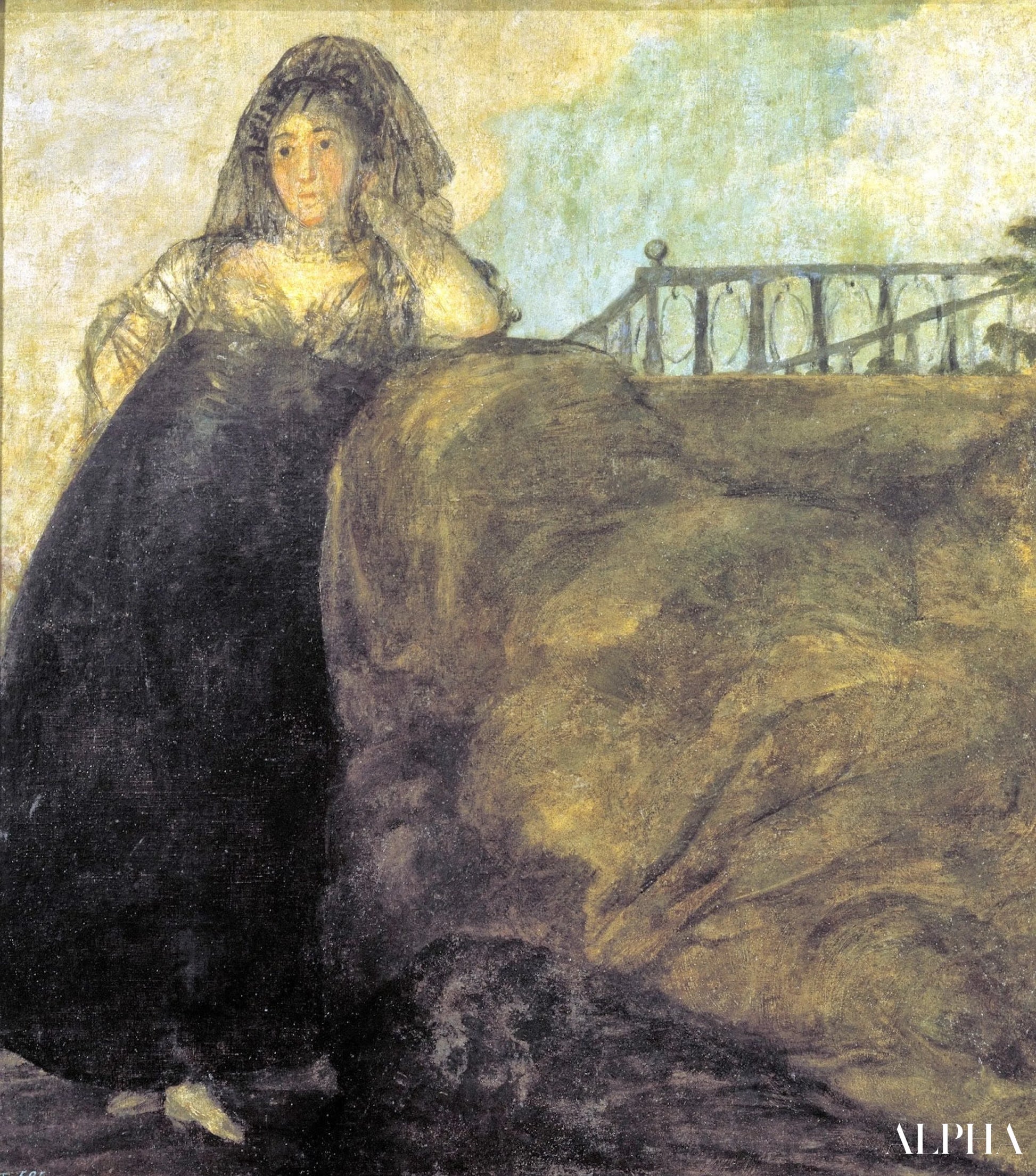 La Léocadia - Francisco de Goya - Reproducties van schilderijen en hoogwaardige schilderkunst