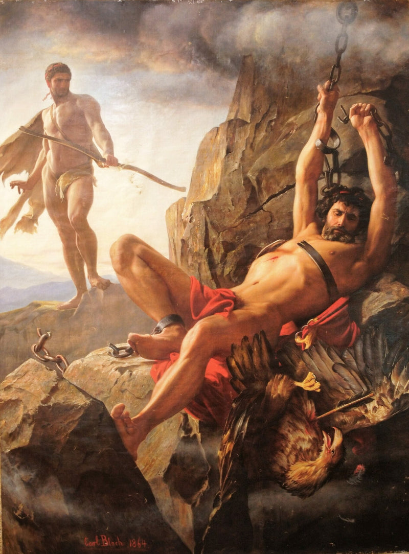 De bevrijding van Prometheus - Carl Heinrich Bloch