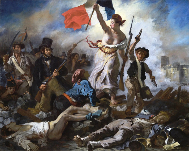De Vrijheid die het Volk leidt - Eugène Delacroix